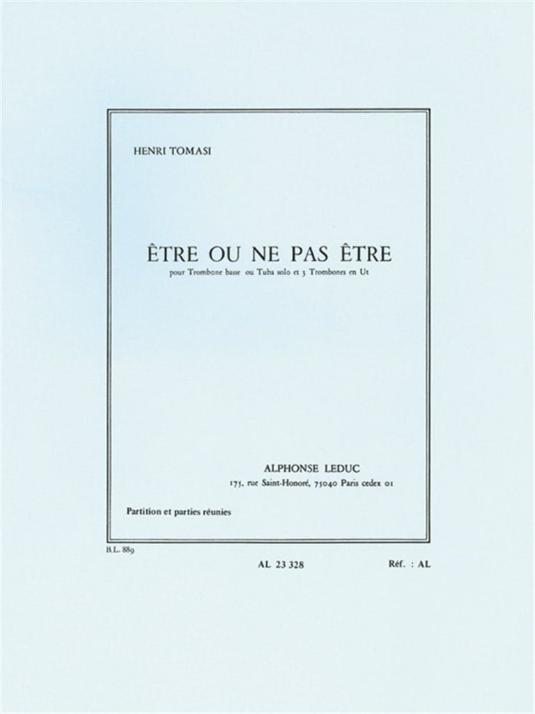 Etre Ou Ne Pas Etre